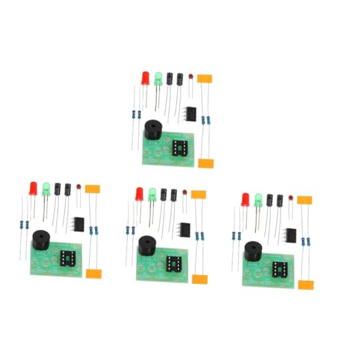 SOLUSTRE 4 Sätze Elektronischer Bausatz Diy-elektronikbausatz Multivibrator Bausatz Praktische Elektronik Diy-lötübungsset Elektronikbausatz Selber Machen Epoxidharz 3 Stück * 4 von SOLUSTRE