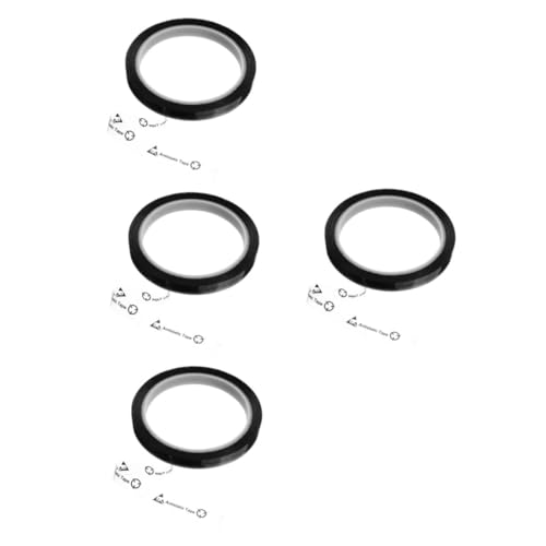 SOLUSTRE 4 Stück Antistatisches Klebeband Festes Band Abdeckband Antistatisches Warnband Sperrband Leitfähiges Band Emi-abschirmband Versiegelndes Verpackungsband Leitfähiges Klebeband Opp von SOLUSTRE