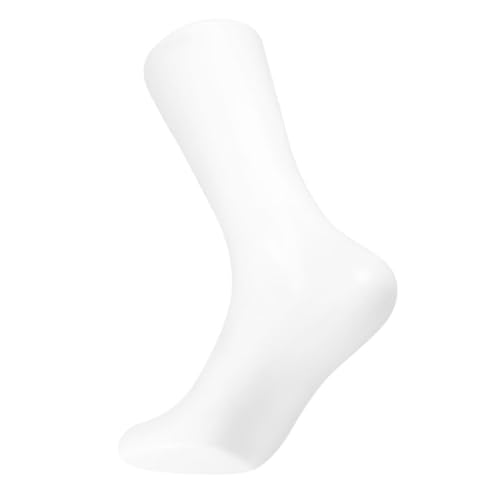 SOLUSTRE 4 Stück Socken-Requisiten Sockenmodell Fußmodelle für Socken Socken-Ausstellungsständer falsches Bein Sandalen-Schaufensterpuppe Fußpuppe für Fußkettchen Mannequin-Fuß Sport Weiß von SOLUSTRE