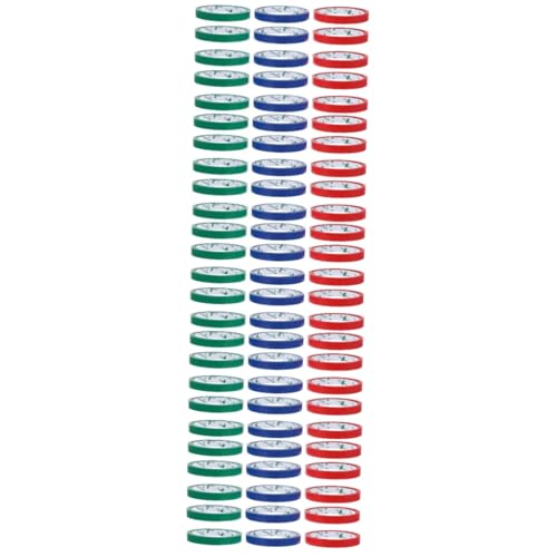 SOLUSTRE 5 Sätze Bandversiegelungsmaschine Beutelversiegelungsmaschine Verschlussband Weißes Klebeband Spender Verschlussbänder Für Obsttüten Verschlussbänder Für Gemüsebeutel 15 Rollen * 5 von SOLUSTRE