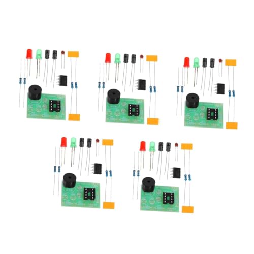 SOLUSTRE 5 Sätze Elektronischer Bausatz Elektronischer Komponentensatz Elektronikbausatz Selber Machen Diy-lötübungsset Elektronik-lernset Epoxidharz 3 Stück * 5 von SOLUSTRE