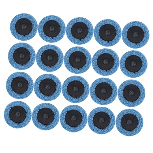 SOLUSTRE 50 Stück 2 Drehmoment Wollrad Zubehör für rotierende Werkzeuge Winkelschleifer Schleifscheiben Pufferschleifpads polierpads politur pads 2-Zoll-Drehmomentablage Stützteller Blue von SOLUSTRE