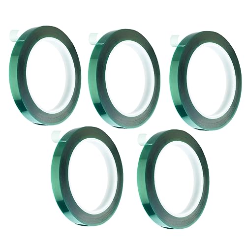 SOLUSTRE 5st Abschirmband Für Leiterplatten Auto Klebeband Wandsicheres Klebeband Sprühlack Handwerk Mit Doppelseitigem Klebeband Autoaufkleber Packband Klar Geiles Band Autolackspray Green von SOLUSTRE