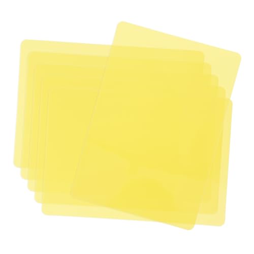 SOLUSTRE 6st Preisschild Aufkleber Kamera Durchsichtige Aufkleber Mülleimer Aufkleber Bibliothekszeichen Aufkleber „mülleimer Feuern“. Plastikschild Alarmaufkleber Regaletiketten Yellow Pvc von SOLUSTRE