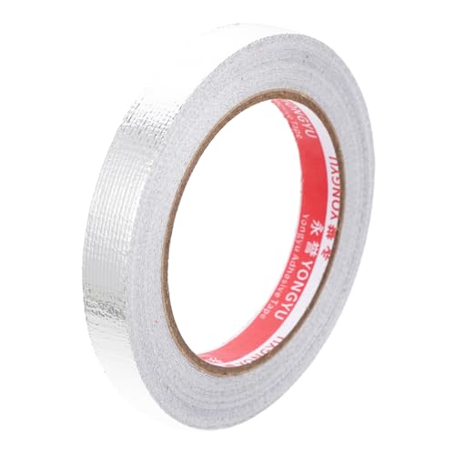 SOLUSTRE Aluminium Folien Klebeband Aus Glasfaser Selbstklebend 15mm x x Hitzebeständig Ideal Für Rohrleitungsreparaturen Und Abdichtungen Vielseitig Einsetzbar Stark Und von SOLUSTRE