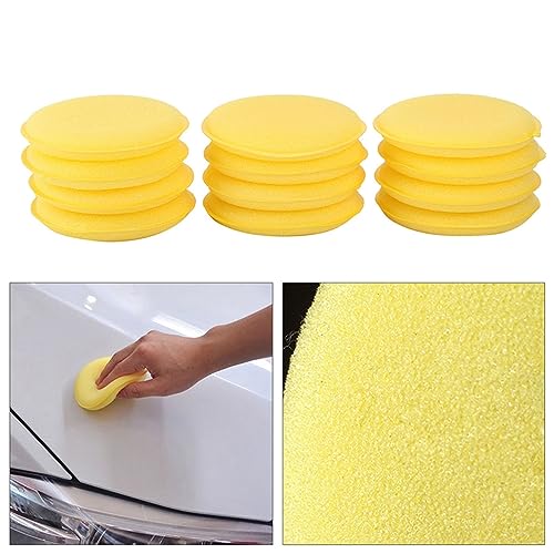 SOLUSTRE Auto-polierpad Werkzeug Polierschwamm Wachspad Yellow von SOLUSTRE