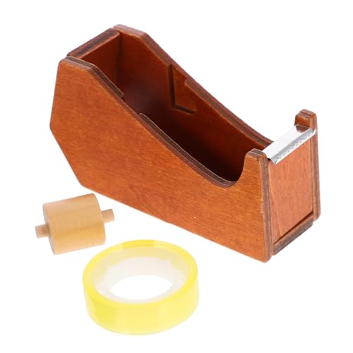 SOLUSTRE Bandschneider bürodeko büro dekoration Tier-Design tape cutter büro accessoires Nachfüllung Etikett Neuheit Teile klebeband kleiner Tape Dispenser Schreibtisch Bandhalter Holz von SOLUSTRE