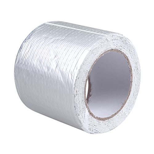 SOLUSTRE Butylband reparieren Versiegelung Kabel Plane Tank Barriere ultra waterproof tape silve Aluminiumfolienband wasserdichtes klebeband Butylkautschukband Klebeband für Dachreparaturen von SOLUSTRE