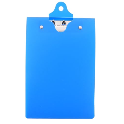 SOLUSTRE Dokument-Zwischenablage Planke Speicher-Zwischenablage Bürobedarf Board-Clips Frauen write board clipboard robuster Aktenordner Organisator für Papierakten Aluminiumlegierung Blue von SOLUSTRE