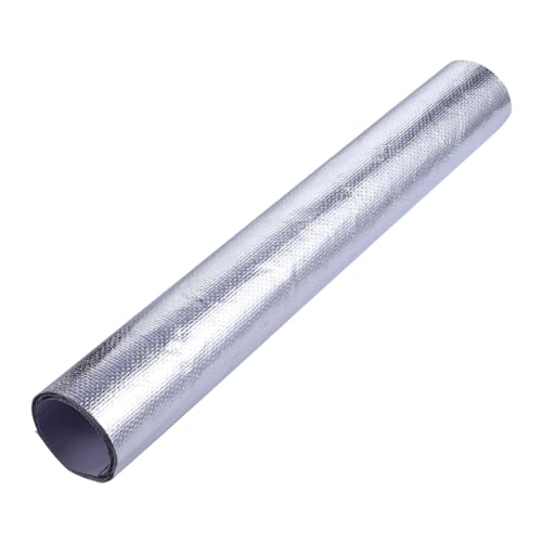 SOLUSTRE Folienband Selbstklebend Klebeband Aus Aluminium Arbeitsplatte Trans-tape Tapete Aufkleben Aluminiumfolie Thermal- Maschine Metallisch Tür Draht Teppich Leitung Silver Glasfaser von SOLUSTRE