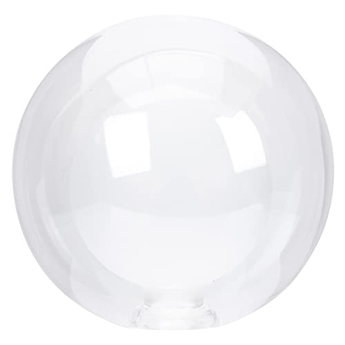 SOLUSTRE Glas Lampenschirm Kugel Neuheit Doppelwandig Lampenglas Ersatz 80mm Transparent Kugellampe Ersatzglas Nachttischlampe Schirm Pendelleuchte Deckenleuchte Schutzhülle Dekoration von SOLUSTRE