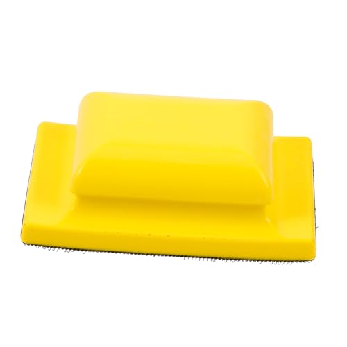 SOLUSTRE Handschleifer Sandpapier Schleifblock Drehwerkzeug Zubehör Für Rotierende Werkzeuge Schleifen Borstenscheiben-kit Schleifscheiben Schleifpad Für Schleifmaschine Bausatz Pu Yellow von SOLUSTRE