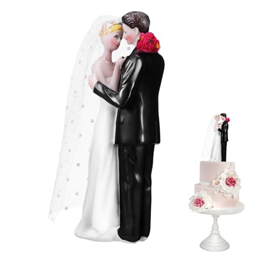 SOLUSTRE Romantische Hochzeitstorte Topper Harz Figur Für Besonderen Tag SOLUSTRE Romantische Hochzeitstorte Topper Harz Figur Für Besonderen Tag von SOLUSTRE