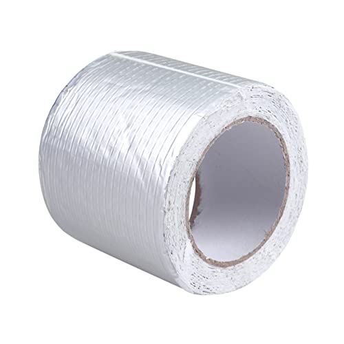 SOLUSTRE Schwellerreparaturband ultra waterproof tape aluklebeband Aluminiumklebeband Reparaturset für Wohnmobildächer UV-Klebeband Butylkautschukband Butylband für zu Hause Silver von SOLUSTRE