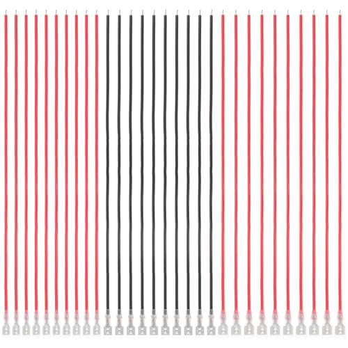 SOLUSTRE Steckverbinder Kabelschuhe Set 30 Teiliges Spade Terminal Sortiment Isolierte Kabelverbinder Mit Und Anschlüssen Crimp Klemmen Set Für Sichere Elektrische Verbindungen Und von SOLUSTRE