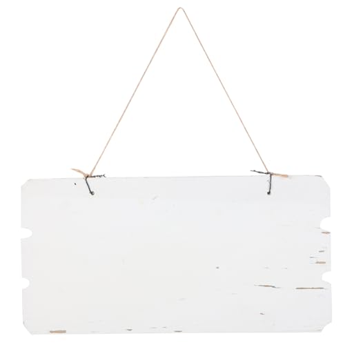 SOLUSTRE Unvollendetes Holzschild Blanko Zum Aufhängen Holzschild DIY Schild Bastelprojekt Türschild Anhänger Zum Malen Schreiben Dekoration von SOLUSTRE