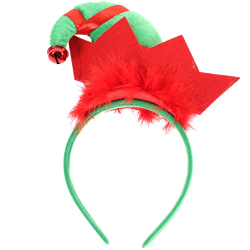 SOLUSTRE Weihnachtsmütze Stirnband Haarband Haarschmuck Für Kostüm Weihnachten Halloween Feiertagsparty von SOLUSTRE