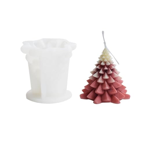 SONCIP Silikonform Weihnachten Chirstmas Day, 1 Pcs, DIY Kerzen Set, Kerzenform Gießen für Duftkerze, Gießen(S) von SONCIP