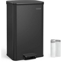 SONGMICS Mülleimer 40,0 l schwarz von SONGMICS