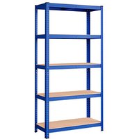 SONGMICS Schwerlastregal GLR040Q01 blau 90,0 x 40,0 x 180,0 cm von SONGMICS