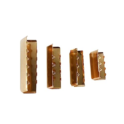 10/20/30Pcs Metall Strap Clip Schnalle for Nähen Hosen Gürtel Zipper Schwanz Schnallen Brieftasche Leder Ende Verschluss DIY Zubehör (Color : Gold, Size : 25mm-20Pcs) von SONLED