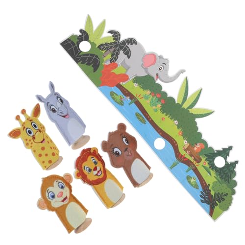 SOPOTUTU 1 Satz Fingerpuppen Filz mit Waldhintergrund Tier Handpuppen für Junge Mädchen Interaktion und Geschichtenerzählen SOPOTUTU 1 Satz Fingerpuppen Filz mit Waldhintergrund Tier Handpuppen für Junge Mädchen Interaktion und Geschichtenerzählen von SOPOTUTU