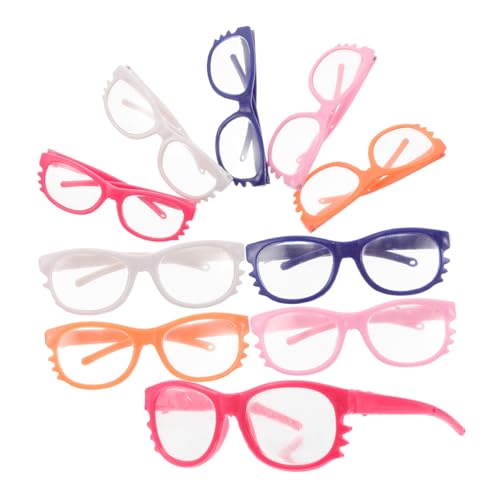 SOPOTUTU 10 Stück Puppe Brille Puppe Puppenbrillen Weihnachtsfeier Requisiten Bastelbrille tun so, als ob sie eine Brille hätten Mini -Puppenbrille Puppenbrille Requisite Plastik SOPOTUTU 10 Stück Puppe Brille Puppe Puppenbrillen Weihnachtsfeier Requisiten Bastelbrille tun so, als ob sie eine Brille hätten Mini -Puppenbrille Puppenbrille Requisite Plastik von SOPOTUTU