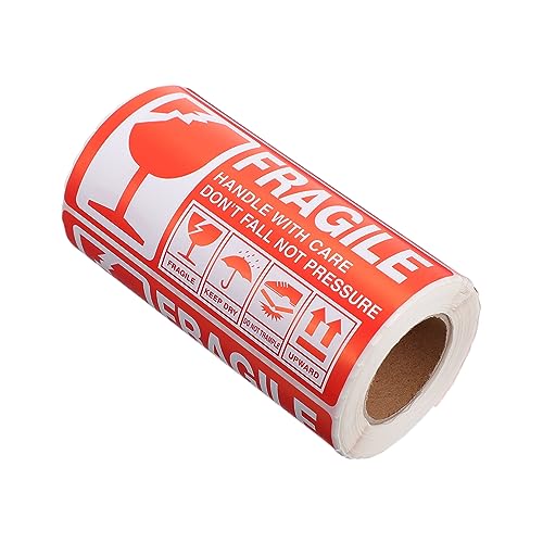 SOPOTUTU 1Rolle Fragile Warnaufkleber Selbstklebende Versandetiketten Wasserdichtes Etikettenpapier für Zerbrechliche Pakete Sorgfältig Behandeln SOPOTUTU 1Rolle Fragile Warnaufkleber Selbstklebende Versandetiketten Wasserdichtes Etikettenpapier für Zerbrechliche Pakete Sorgfältig Behandeln von SOPOTUTU