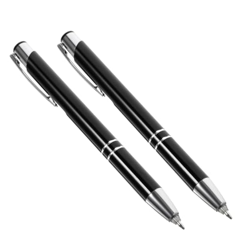 SOPOTUTU 2 Stück Kugelschreiber aus Metall Multifunktionsstift Stift drücken Neuheitsstift Multifunktions-Kugelschreiber Stifte für die Schule Schwarz SOPOTUTU 2 Stück Kugelschreiber aus Metall Multifunktionsstift Stift drücken Neuheitsstift Multifunktions-Kugelschreiber Stifte für die Schule Schwarz von SOPOTUTU