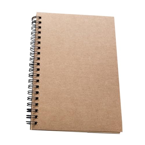 SOPOTUTU 2 Stück Teiliges Vintage Kraftpapier Notizbuch Spiralbindung Skizzenblock Blanko Karton Deckel für Zeichnen Malen DIY für Erwachsene SOPOTUTU 2 Stück Teiliges Vintage Kraftpapier Notizbuch Spiralbindung Skizzenblock Blanko Karton Deckel für Zeichnen Malen DIY für Erwachsene von SOPOTUTU