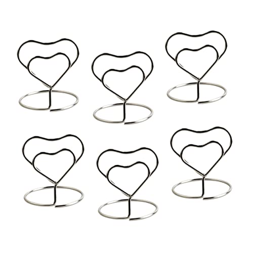 SOPOTUTU 20Stücke Herzform Tischkartenhalter aus Draht Elegante Platznummernhalter für Hochzeiten Geburtstagsfeiern und Besondere Anlässe Silber SOPOTUTU 20Stücke Herzform Tischkartenhalter aus Draht Elegante Platznummernhalter für Hochzeiten Geburtstagsfeiern und Besondere Anlässe Silber von SOPOTUTU