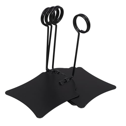 SOPOTUTU 4 Stück Preisschild -clip Aufsteckbar Inhaber Supermarkt Etiketten Clips Halter Stehen Tabletop -zeichenhalter Standschildhalter Tischmenühalter Zeichenclip Black Eisen SOPOTUTU 4 Stück Preisschild -clip Aufsteckbar Inhaber Supermarkt Etiketten Clips Halter Stehen Tabletop -zeichenhalter Standschildhalter Tischmenühalter Zeichenclip Black Eisen von SOPOTUTU