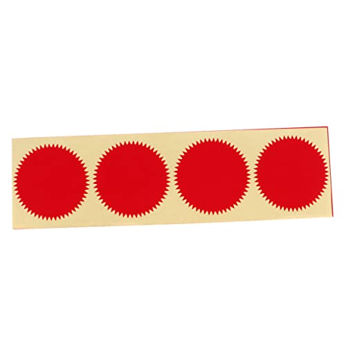 SOPOTUTU 40Stücke Gezackte Runde Selbstklebende Aufkleber Kreative Siegelsticker Für DIY Scrapbooking Und Dekorative Rot Für Notizbücher Und Bastelprojekte SOPOTUTU 40Stücke Gezackte Runde Selbstklebende Aufkleber Kreative Siegelsticker Für DIY Scrapbooking Und Dekorative Rot Für Notizbücher Und Bastelprojekte von SOPOTUTU