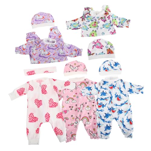 SOPOTUTU 5 Sätze Puppenkleidung Babypuppe und Zubehör Mini-Puppen Puppenzubehör-Spielset realistische Babypuppensachen Kleidung für Babypuppenjungen Babypuppen -Outfits Stoff SOPOTUTU 5 Sätze Puppenkleidung Babypuppe und Zubehör Mini-Puppen Puppenzubehör-Spielset realistische Babypuppensachen Kleidung für Babypuppenjungen Babypuppen -Outfits Stoff von SOPOTUTU