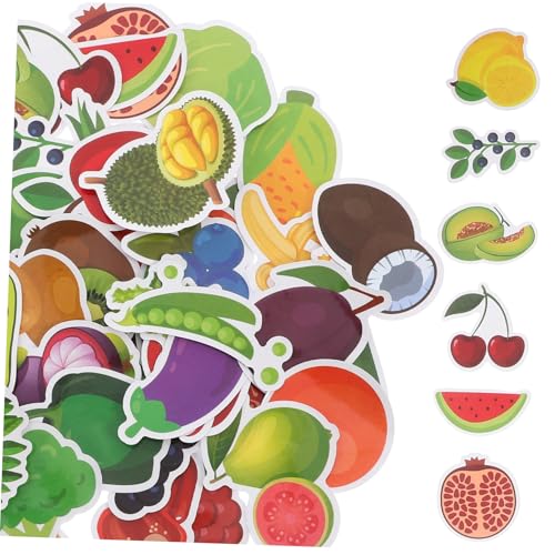 SOPOTUTU 50stücke Cartoon Aufkleber Mit Obst Und Gemüse Für Junge Mädchen Kreative Und Bunte Sticker Für Scrapbooking Klassenzimmer-Dekoration Und Kühlschrank Pädagogisch Und SOPOTUTU 50stücke Cartoon Aufkleber Mit Obst Und Gemüse Für Junge Mädchen Kreative Und Bunte Sticker Für Scrapbooking Klassenzimmer-Dekoration Und Kühlschrank Pädagogisch Und von SOPOTUTU