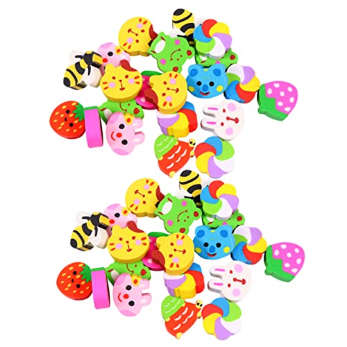 SOPOTUTU 60Stücke Mini Radiergummi für Multifunktionale Schulbedarf Kreative Cartoon Designs für Klassenzimmer und Gemischte im Pack SOPOTUTU 60Stücke Mini Radiergummi für Multifunktionale Schulbedarf Kreative Cartoon Designs für Klassenzimmer und Gemischte im Pack von SOPOTUTU