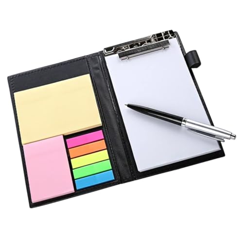 SOPOTUTU Multipurpose Selbstklebende Memo Notizen mit Abreißbaren Buchseiten Tabs PU Leder Umschlag Praktische Haftnotizen für Büro Schule Studenten und To Do Listen Schwarz SOPOTUTU Multipurpose Selbstklebende Memo Notizen mit Abreißbaren Buchseiten Tabs PU Leder Umschlag Praktische Haftnotizen für Büro Schule Studenten und To Do Listen Schwarz von SOPOTUTU