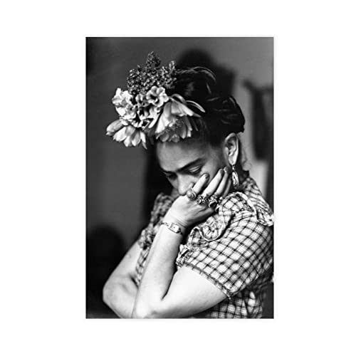 SORECI Mexikanische Malerin Frida Kahlo 05 Leinwand-Poster, Wandkunst, Dekordruck, Bild Gemälde für Wohnzimmer, Schlafzimmer, Dekoration, ungerahmt, 20 x 30 cm von SORECI