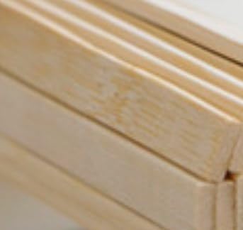 SOUJAP 800 Stück 15,7 Zoll Bambusstäbchen, Holzbastelstäbchen, dünne extra lange flache Streifen für Handwerk DIY Projekte von SOUJAP