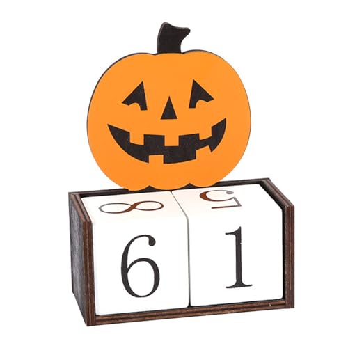 SOUTHJIELING Halloween-Countdown-Kalender, Dekoration, Partyzubehör, Ornament mit einstellbarem Datum, für Zuhause und Büro, den täglichen Gebrauch von SOUTHJIELING