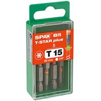 SPAX® T15 T-STAR  Plus Bits, 5 St. von SPAX®