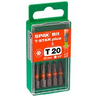 5 SPAX® T20 T-STAR  Plus Bits, 5 St. von SPAX®