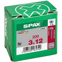 SPAX® Universalschrauben T10 Halbrundkopf WIROX 12mm  x 3 mm, 200 St. von SPAX®