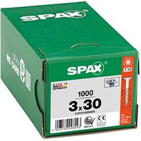 SPAX® Universalschrauben T10 Senkkopf WIROX 30mm  x 3 mm, 1000 St. von SPAX®