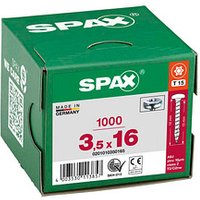 SPAX® Universalschrauben T15 Halbrundkopf WIROX 16mm  x 3,5 mm, 1000 St. von SPAX®