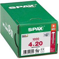 SPAX® Universalschrauben T20 Halbrundkopf WIROX 20mm  x 4 mm, 1000 St. von SPAX®