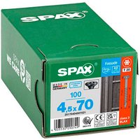 SPAX® Fassadenschrauben T20 Linsenkopf BLAX A2 70mm  x 4,5 mm, 100 St. von SPAX®