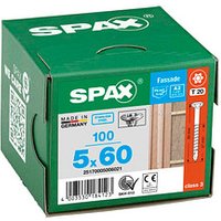 SPAX® Fassadenschrauben T20 Linsensenkkopf A2 5 mm x 60 mm, 100 St. von SPAX®