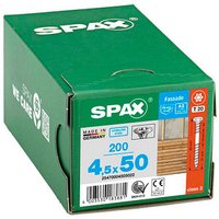 SPAX® Fassadenschrauben T20 Linsensenkkopf A2 50mm  x 4,5 mm, 200 St. von SPAX®