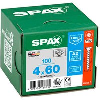 SPAX® Universalschrauben T20 Senkkopf BLANK A2 4 mm x 60mm, 100 St. von SPAX®